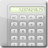 Calculator White Icon